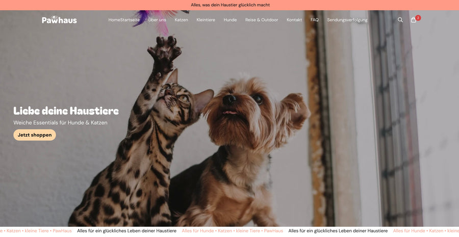 PawHaus — Full Store Design