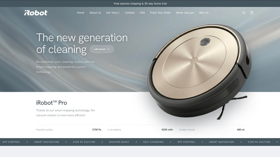 iRobot — One Product Store