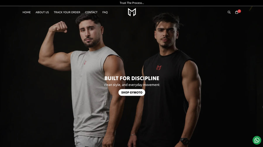 Gymoto — Full Shopify Store Design
