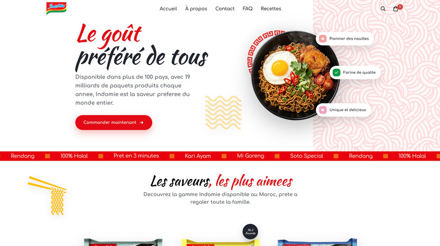 Indomie — Full Store Design