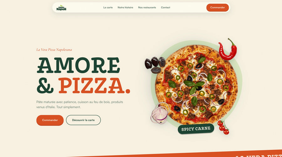Cucina Napoli — Restaurant Website