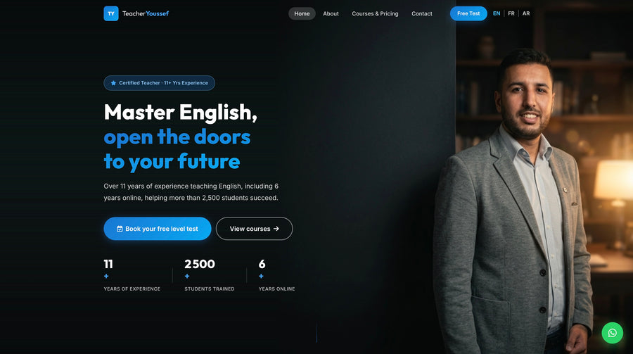 Teacher Youssef — English Teacher Portfolio